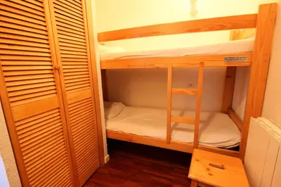 Un ou plusieurs lits dans un hébergement de l'établissement Résidence Cret De L'ours 2 - Appartement 2 pièces 5 personnes à Vallandry proche des pistes et des commerces MAE-2084