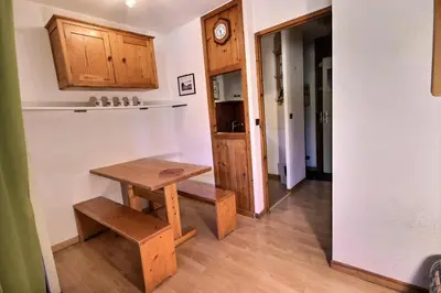 Cuisine ou kitchenette dans l'établissement Résidence Michailles - Studio 4 personnes à Vallandry en centre station et proche des pistes MAE-1794
