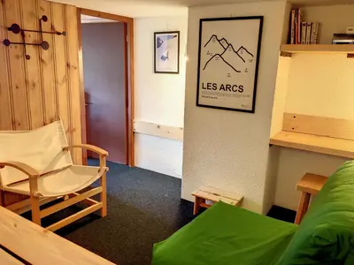 Plan de l'établissement Duplex rénové 4 pers. proche pistes avec balcon sud - FR-1-346-515
