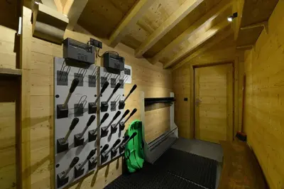 Plan de l'établissement Chalet De Bellecote - Chalet de charme type savoyard 9 personnes à Vallandry situé dans un quartier calme avec accès direct aux pistes MAE-1996
