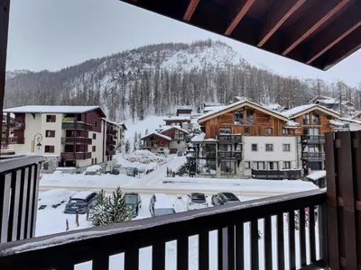 Vue générale sur la montagne ou vue sur la montagne depuis l'appartement