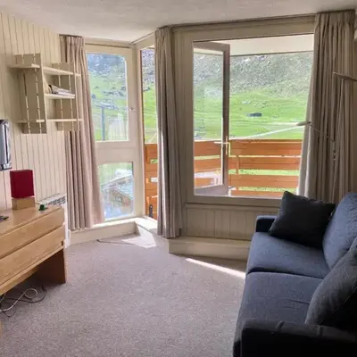 Studio de 25 m² avec balcon à Tignes - FR-1-449-188