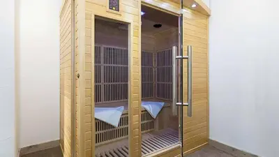 Salle de bains dans l'établissement Résidence Carlina by Les Etincelles