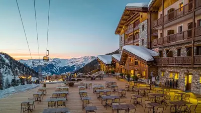 Vue générale sur la montagne ou vue sur la montagne depuis l'appart'hôtel
