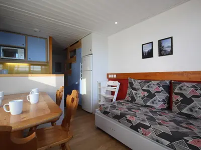 Un ou plusieurs lits dans un hébergement de l'établissement Duplex calme avec balcon - 6 pers, Charmettoger - FR-1-346-335