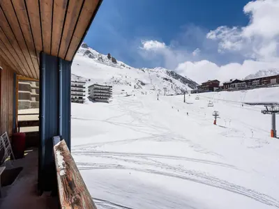 L'établissement Appartement rénové skis aux pieds, balcon, WIFI, 4 chambres - FR-1-502-359 en hiver