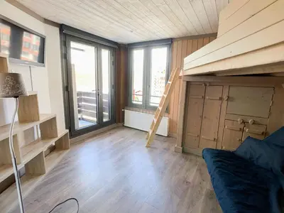 Plan de l'établissement Studio rénové & confortable, balcon, animaux admis, proche pistes, Val Claret - FR-1-502-376