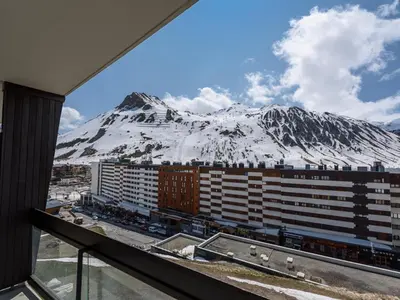 Vue générale sur la montagne ou vue sur la montagne depuis l'appartement