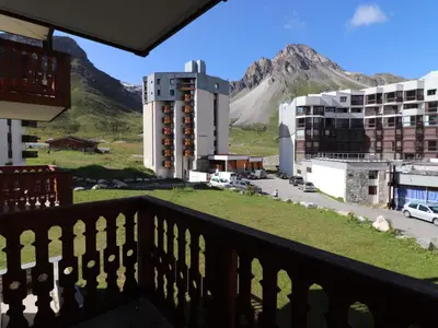 Vue générale sur la montagne ou vue sur la montagne depuis l'appartement