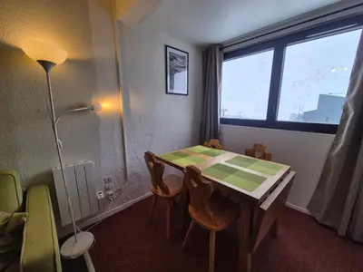 Plan de l'établissement Studio confort skis aux pieds, animaux admis, Tignes - FR-1-502-412