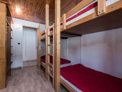 Un ou plusieurs lits dans un hébergement de l'établissement Tignes: Apt 8 pers, Animaux Acceptés, Balcon - FR-1-502-442