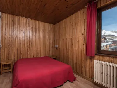 Un ou plusieurs lits dans un hébergement de l'établissement Tignes: Apt 8 pers, Animaux Acceptés, Balcon - FR-1-502-442