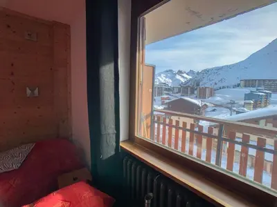Vue générale sur la montagne ou vue sur la montagne depuis l'appartement