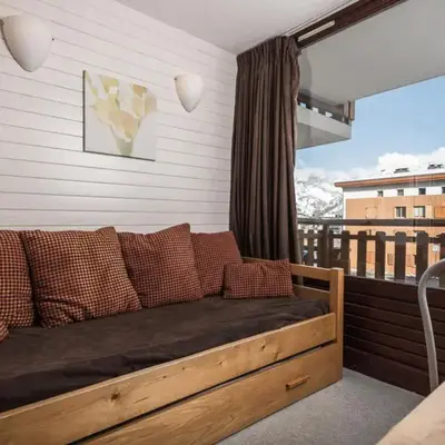 Studio cabine 4 pers · Proche pistes · Balcon - FR-1-502-428
