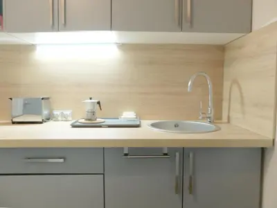 Cuisine ou kitchenette dans l'établissement Confort Studio 3 Pers · Proche pistes · WIFI - FR-1-502-436