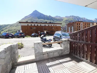 Vue générale sur la montagne ou vue sur la montagne depuis l'appartement