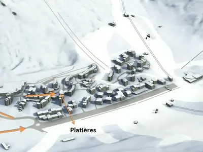 L'établissement Studio Fonctionnel Proche Pistes avec Balcon - FR-1-502-444 en hiver