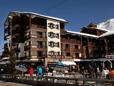 Clients de l'établissement Studio ski aux pieds avec balcon et animaux admis - FR-1-502-441