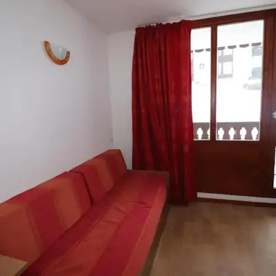 Studio ski aux pieds avec balcon et animaux admis - FR-1-502-441