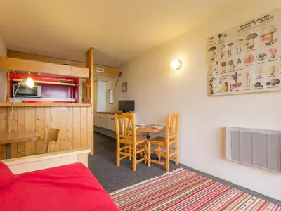 Cuisine ou kitchenette dans l'établissement Studio cabine pour 5 pers, balcon, Les Arcs 2000 - FR-1-346-443