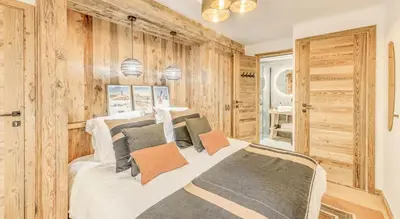 Un ou plusieurs lits dans un hébergement de l'établissement Résidence Casa San Bernardo - Chalet 5 