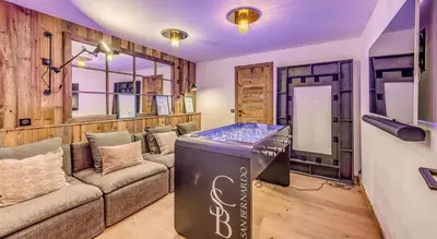 Coin salon dans l'établissement Résidence Casa San Bernardo - Chalet 5 
