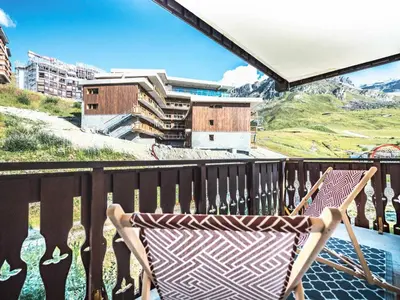 Vue générale sur la montagne ou vue sur la montagne depuis l'appartement
