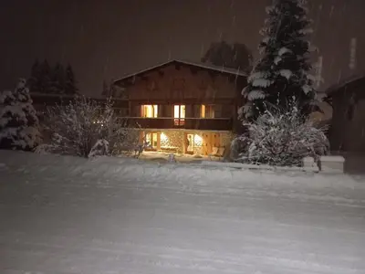 L'établissement Rez-de-jardin ensoleillé, 3 pièces, proche centre et pistes, animaux acceptés - FR-1-464-206 en hiver
