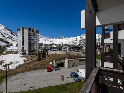 Vue générale sur la montagne ou vue sur la montagne depuis l'appartement