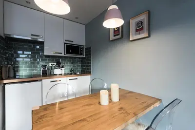 Cuisine ou kitchenette dans l'établissement Résidence Home Club - Studio rénové · Proche des pistes et des commerces MAE-7424