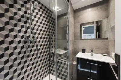 Salle de bains dans l'établissement Résidence Home Club - Studio rénové · Proche des pistes et des commerces MAE-7424