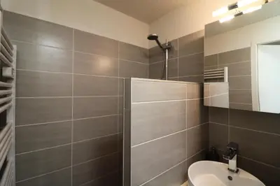 Salle de bains dans l'établissement Résidence Olympiques - Studio à Tignes 1800 MAE-7484
