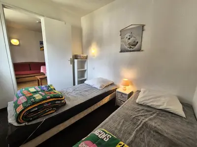 Un ou plusieurs lits dans un hébergement de l'établissement Résidence Hameau Du Borsat 1& 2 - Appartement résidence Hameau du Borsat MAE-7524
