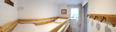 Un ou plusieurs lits dans un hébergement de l'établissement Résidence Hameau Du Borsat 1& 2 - Studio 22 m² entièrement rénové MAE-7544