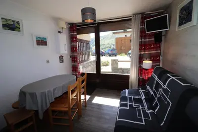 Coin salon dans l'établissement Nouvelles Residences - Studio exposé Est MAE-7554