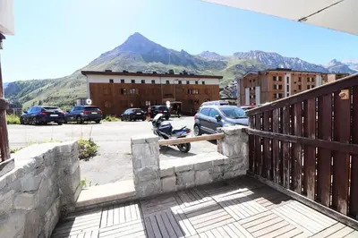 Vue générale sur la montagne ou vue sur la montagne depuis l'appartement