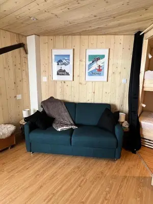 Coin salon dans l'établissement Résidence Sefcotel - Studio fonctionnel·Proches des pistes et des comme MAE-7574