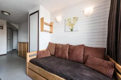 Coin salon dans l'établissement Nouvelles Residences - Studio avec balcon MAE-7614