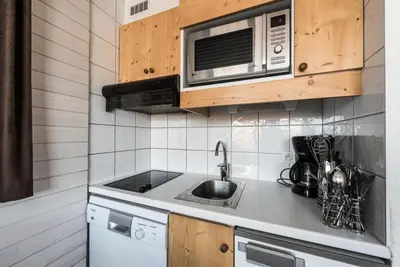 Cuisine ou kitchenette dans l'établissement Nouvelles Residences - Studio avec balcon MAE-7614