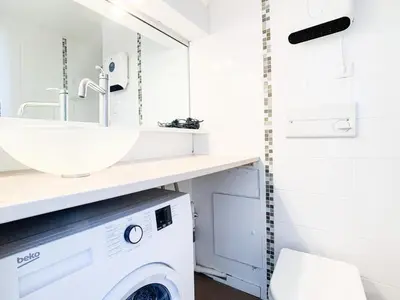 Salle de bains dans l'établissement Résidence Borsat - Studio lumineux·Au pieds des pistes·Balcon sud MAE-7634