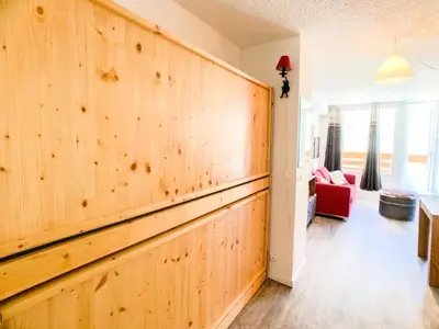 Un ou plusieurs lits dans un hébergement de l'établissement Résidence Borsat - Studio lumineux·Au pieds des pistes·Balcon sud MAE-7634