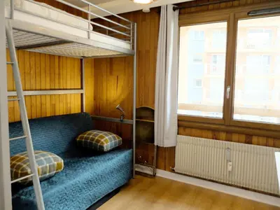 Un ou plusieurs lits dans un hébergement de l'établissement Résidence Grande Balme Ii - Studio 16-20m² à l'entrée de Tignes MAE-7704