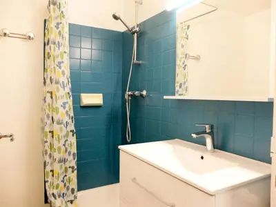 Salle de bains dans l'établissement Résidence Grande Balme Ii - Studio 16-20m² à l'entrée de Tignes MAE-7704