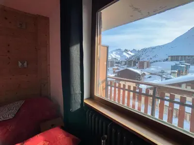 Vue générale sur la montagne ou vue sur la montagne depuis l'appartement