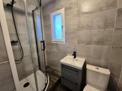 Salle de bains dans l'établissement Résidence Glaciers - Studette pour 2 personnes au Lavachet MAE-7724