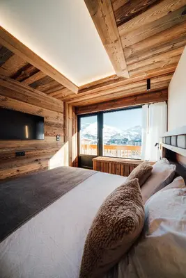 Un ou plusieurs lits dans un hébergement de l'établissement Appartement Pixel by ExplorHome