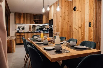 Cuisine ou kitchenette dans l'établissement Appartement Pixel by ExplorHome
