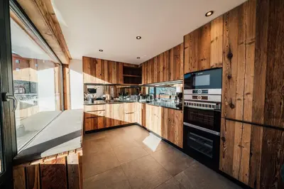 Cuisine ou kitchenette dans l'établissement Appartement Pixel by ExplorHome