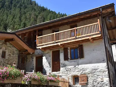 Paysage naturel près de le chalet