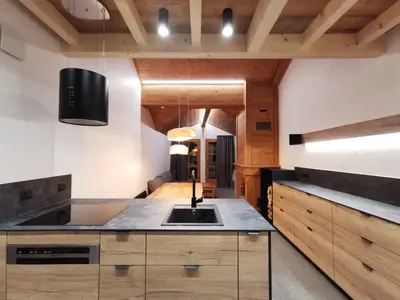 Cuisine ou kitchenette dans l'établissement Arcs 1950 , CALM Comme A La Montagne